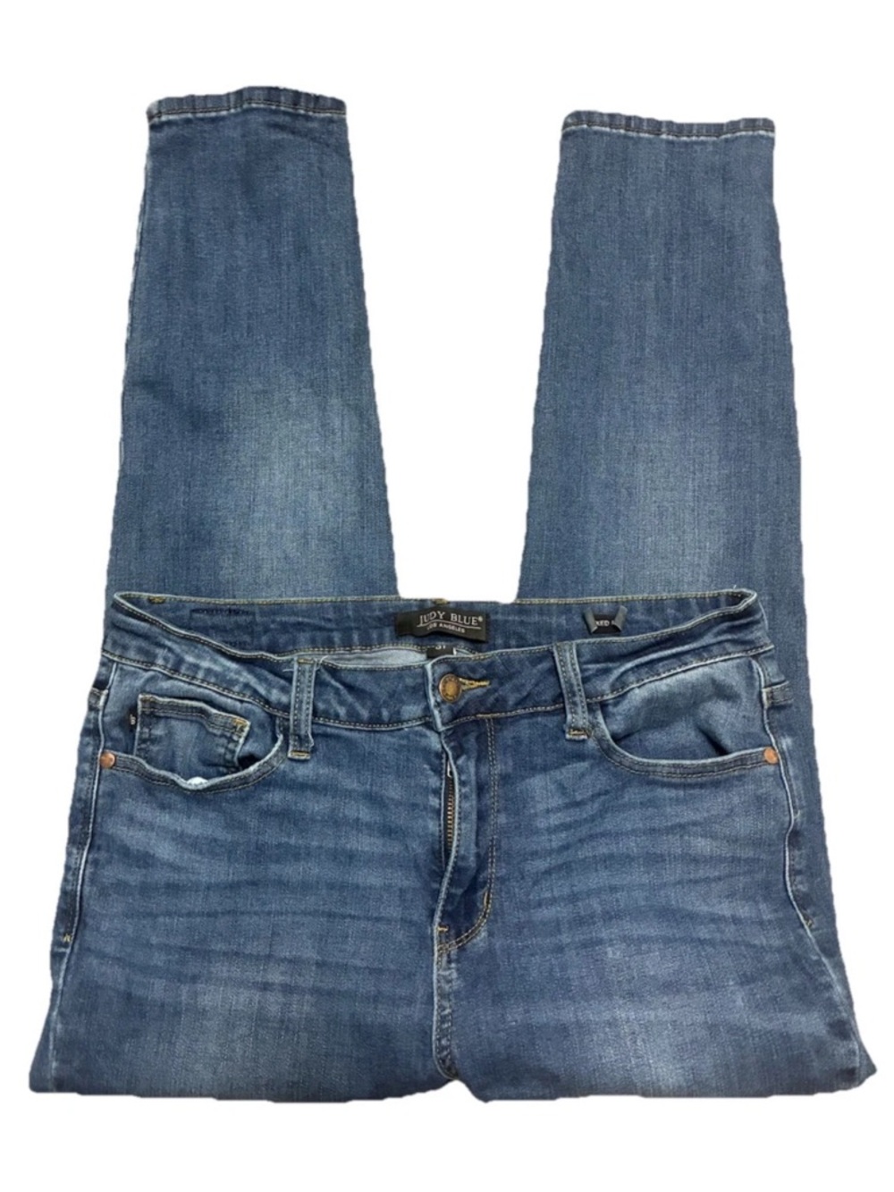 Judy Blue Medium Wash Skinny Jeans - Picture 1 of 11